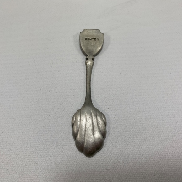 Set of Two Oklahoma State Souvenir Spoons Cowboy Hall of Fame Wagon Tulsa Pewter - Picture 11 of 12